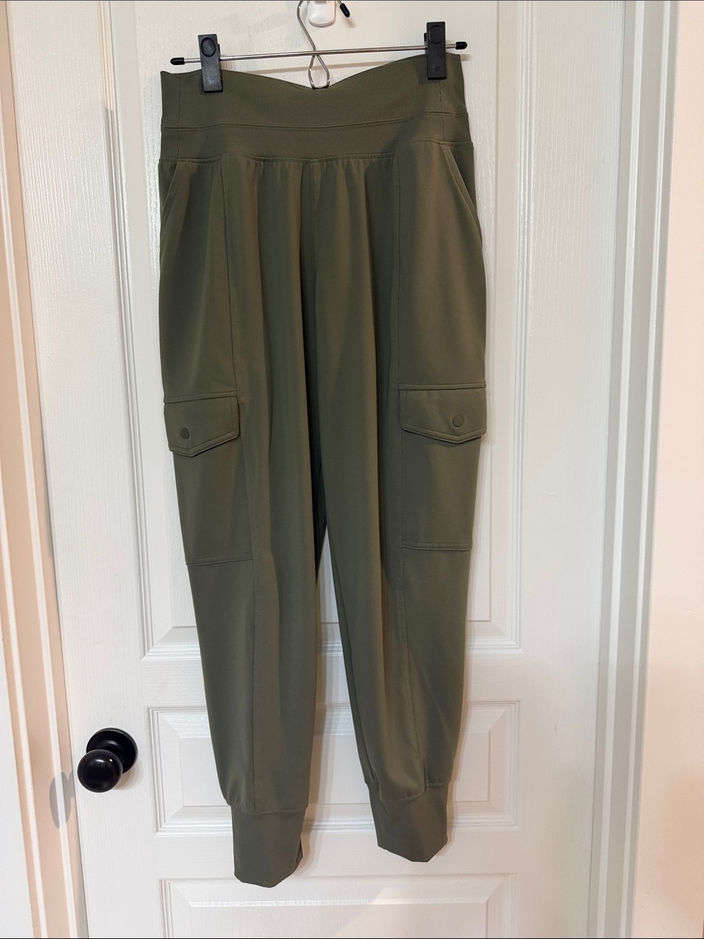 Athleta Venice Olive Green Cargo Jogger Pants